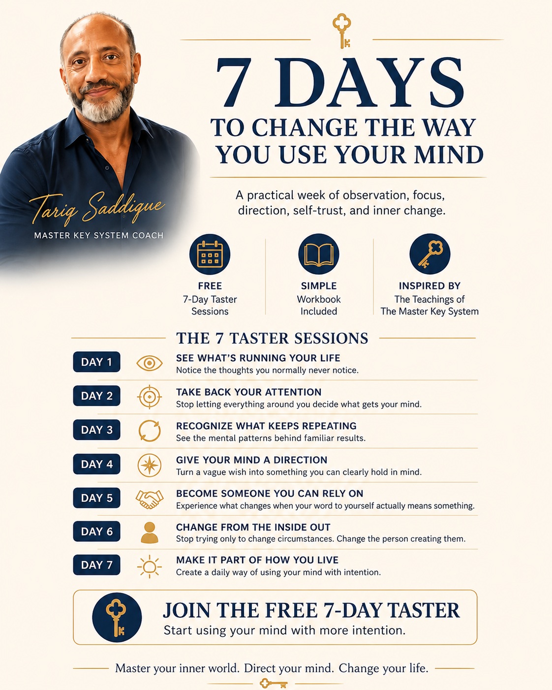 Unleash Your Power free seven-day mind training experience