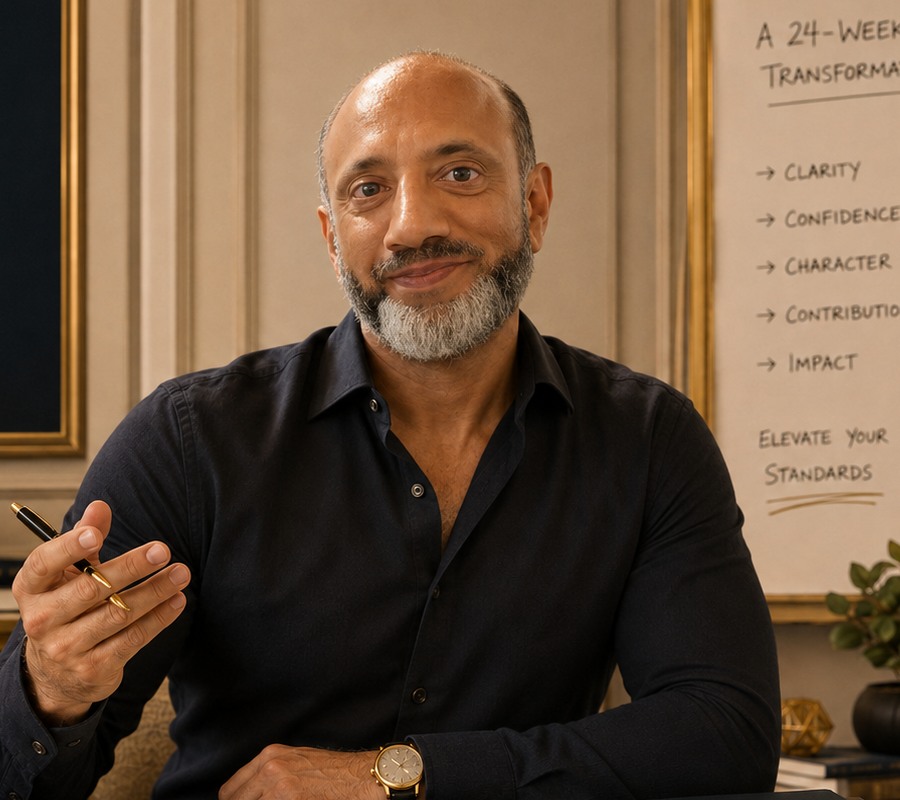 Tariq Saddique guiding students through the 24-week Master Key journey